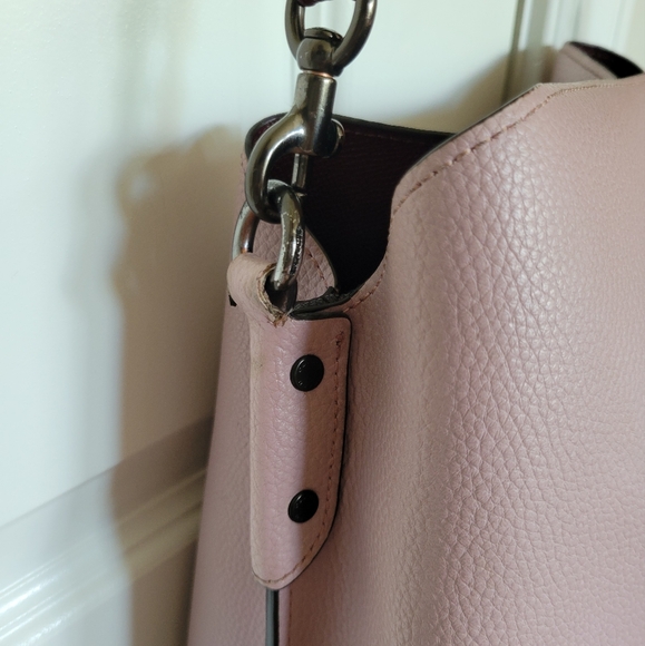 COACH 💜 Willow shoulder bag in ice purple colorblock purse C2590 - Picture 14 of 16